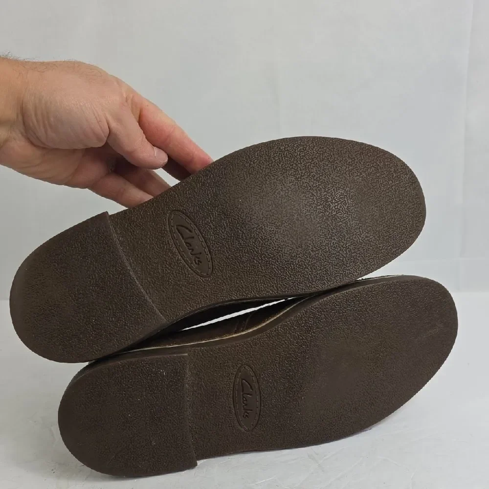 Clarks Bushacre 2 Brown Leather Chukka Men's Boots .‎